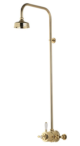 Aqualisa Aquatique Thermo exposed valve - in gold